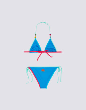 MINI BIKINI AVEC ATTACHES RÉGLABLES ET PASSEPOILS CONTRASTÉS
