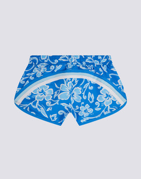 SHORT DE BAIN MARGATE POUR FILLE AVEC IMPRIMÉ HIBISCUS SK23