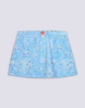 HIBI PAISLEY PRINT MINI SKIRT