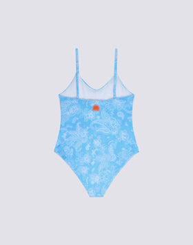 MAILLOT DE BAIN ENTIER POUR FILLE À MOTIF HIBI PAISLEY
