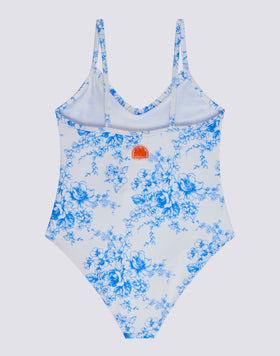 COSTUME INTERO BAMBINA STAMPA ROSE DE JOIE