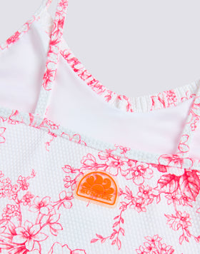 COSTUME INTERO BAMBINA STAMPA ROSE DE JOIE