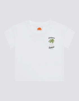 T-SHIRT BAMBINA CON MAXI STAMPA POSTERIORE