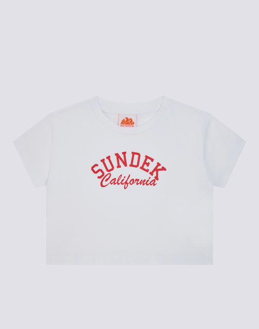 CAMISETA CORTA MINI DE ESTILO VINTAGE