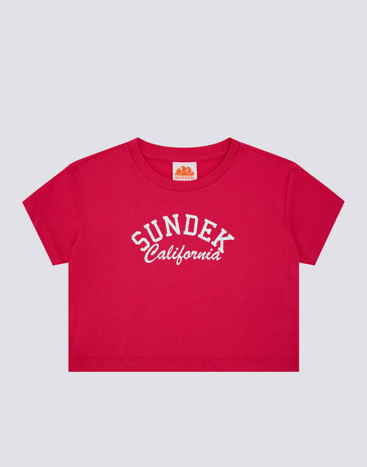 CAMISETA CORTA MINI DE ESTILO VINTAGE