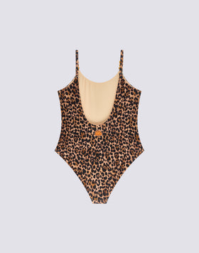 COSTUME INTERO BAMBINA STAMPA LEOPARDATA