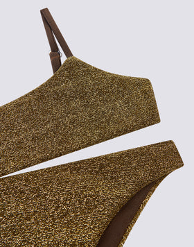 BIKINI AVEC HAUT BANDEAU ET BAS FIXE