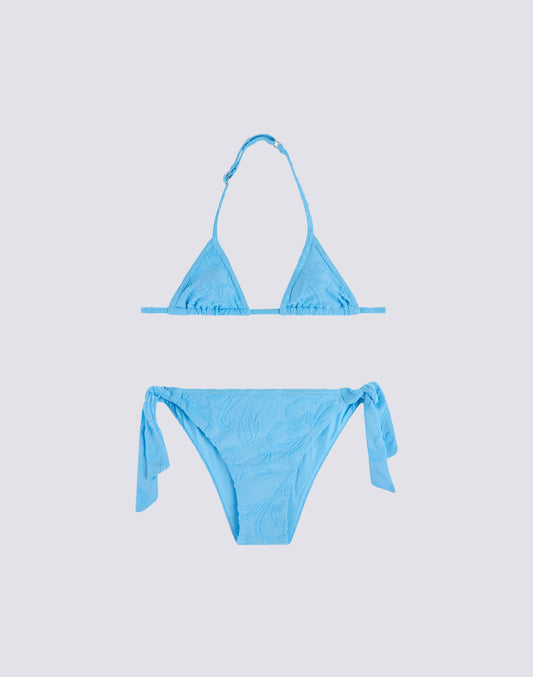 MINI BIKINI IN SPUGNA JACQUARD CON MOTIVO SK23