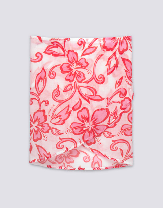 SK23 PRINT SHORT SARONG FOR GIRLS