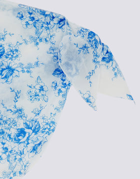 PAREO CORTO DA BAMBINA STAMPA ROSE DE JOIE