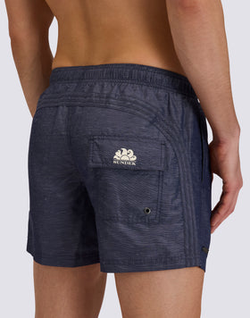 COSTUME DA BAGNO UOMO CORTO VITA ELASTICATA GOLDENWAVE IN LINO RICICLATO