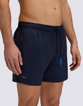 BAÑADOR CORTO CON CINTURA ELÁSTICA GOLDENWAVE TINTA UNITA 4WAY STRETCH