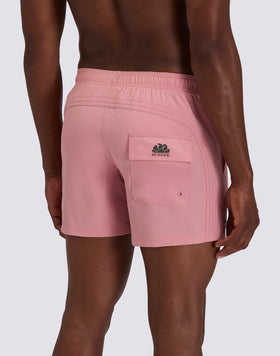 MAILLOT DE BAIN COURT POUR HOMME GOLDENWAVE AVEC TAILLE ÉLASTIQUE, COULEUR UNIE 4WAY STRETCH