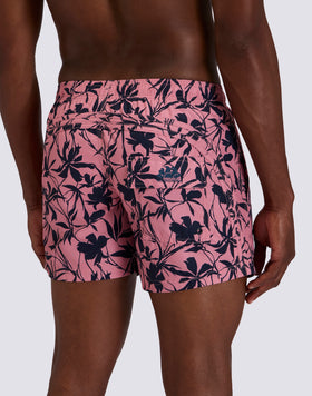 COSTUME DA BAGNO UOMO CORTO GOLDENWAVE STAMPA DARK ROSE