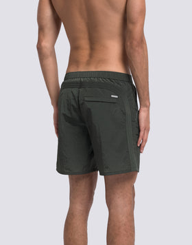 GOLDENWAVE MEN'S LONG SWIMSUIT WITH SEMI-ELASTIC WAIST IN RIPSTOP NYLON
