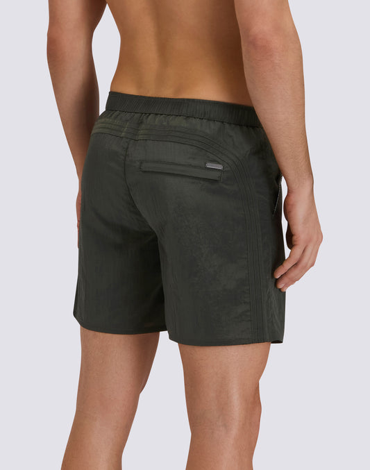 COSTUME DA BAGNO UOMO LUNGO GOLDENWAVE CON VITA SEMI ELASTICATA IN NYLON RIPSTOP