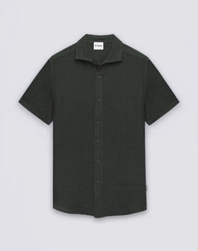 CAMICIA UOMO IN LINO A MEZZE MANICHE