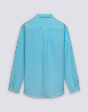 CAMICIA DA UOMO IN LINO TINTO CAPO