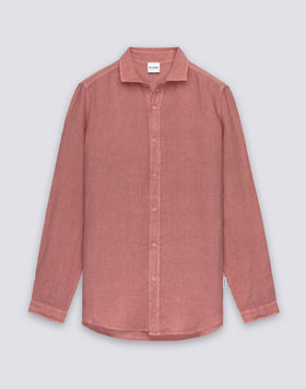 CAMICIA DA UOMO IN LINO TINTO CAPO