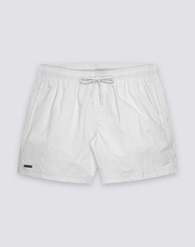 GOLDENWAVE MEN'S SHORT SWIMSUIT WITH ELASTIC WAIST, SOLID COLOR, NYLON TASLAN, COTTON TOUCH
