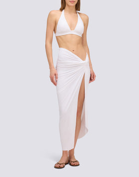 LONG SARONG CROISÉ SUR LE DEVANT