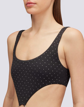 MAILLOT DE BAIN UNE PIÈCE AVEC STRASS CAPRI