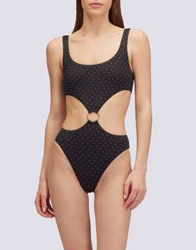 MAILLOT DE BAIN UNE PIÈCE AVEC STRASS CAPRI
