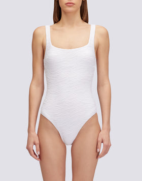 MILLER - MAILLOT DE BAIN UNE PIÈCE JACQUARD IMPRIMÉ ZÈBRE