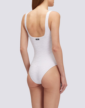 MILLER - MAILLOT DE BAIN UNE PIÈCE JACQUARD IMPRIMÉ ZÈBRE