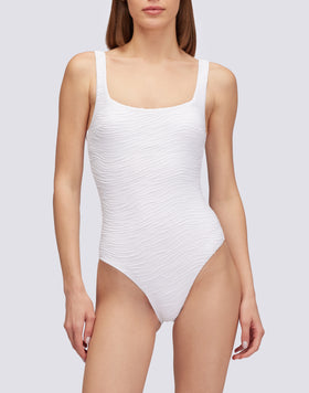 MILLER - MAILLOT DE BAIN UNE PIÈCE JACQUARD IMPRIMÉ ZÈBRE