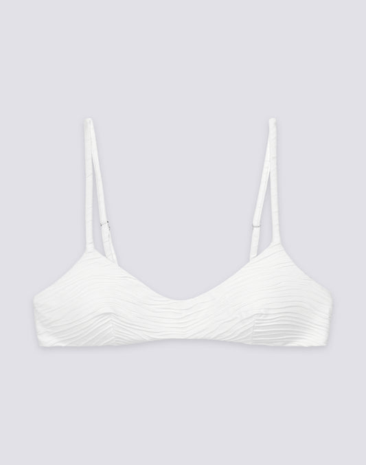ELODIE - BIKINI TOP BRALETTE JACQUARD EFFETTO WAVE