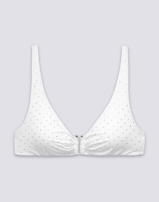 TOP DE BIKINI BRALETTE CON STRASS