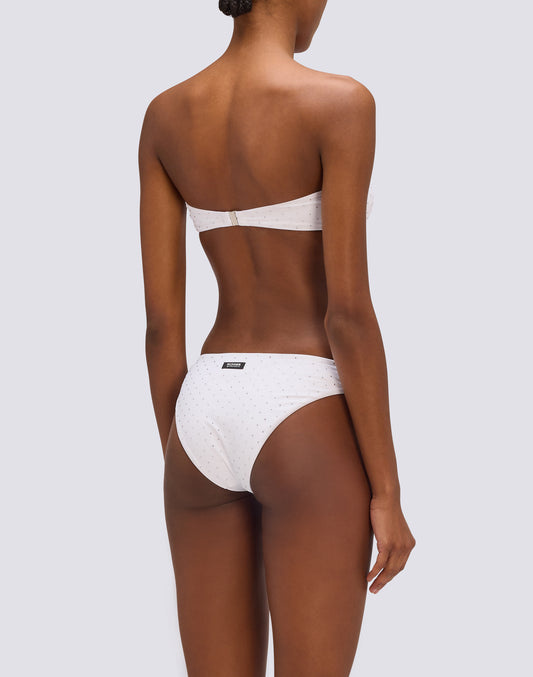 SLIP DE BIKINI COUPE REGULAR AVEC STRASS