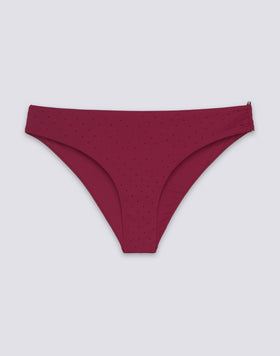 SLIP DE BIKINI COUPE REGULAR AVEC STRASS