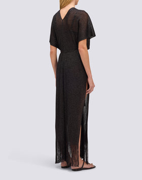 KAFTANO LARGO CON ESCOTE EN V