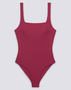 CINA - COSTUME INTERO DONNA CON SCOLLO SQUADRATO E SCOLLATURA PROFONDA DIETRO