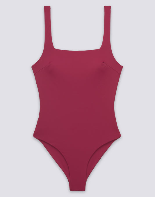 CINA - COSTUME INTERO DONNA CON SCOLLO SQUADRATO E SCOLLATURA PROFONDA DIETRO