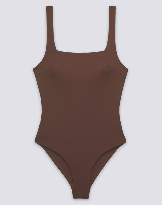 CINA - COSTUME INTERO DONNA CON SCOLLO SQUADRATO E SCOLLATURA PROFONDA DIETRO