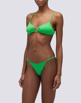 KEER - BRAGUITAS CON LAZOS LATERALES AJUSTABLES Y STRASS