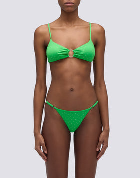 KEER - BRAGUITAS CON LAZOS LATERALES AJUSTABLES Y STRASS