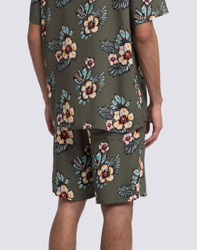 WALKSHORT UOMO STAMPATO IN VISCOSA POPELINE