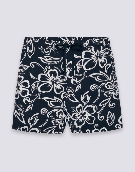 WALKSHORT UOMO STAMPATO IN VISCOSA POPELINE