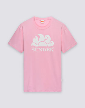 ROUND NECK T-SHIRT WITH LOGO PRINT