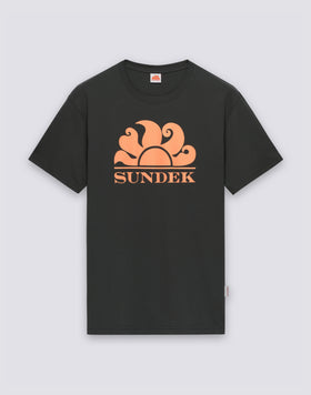 T-SHIRT UOMO A GIROCOLLO CON STAMPA LOGO