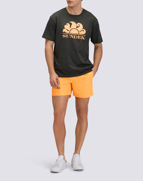 T-SHIRT À COL ROND AVEC IMPRIMÉ LOGO