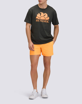 T-SHIRT UOMO A GIROCOLLO CON STAMPA LOGO