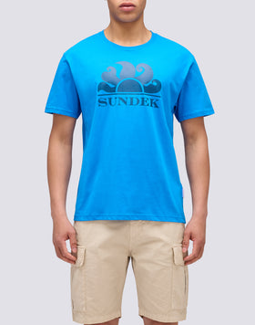 T-SHIRT GIROCOLLO CON STAMPA LOGO