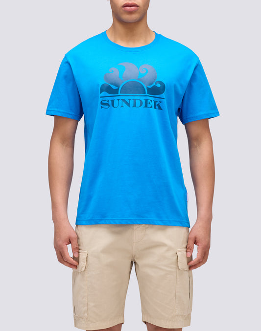 T-SHIRT GIROCOLLO CON STAMPA LOGO