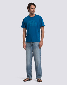 T-SHIRT UOMO A GIROCOLLO CON STAMPA LOGO