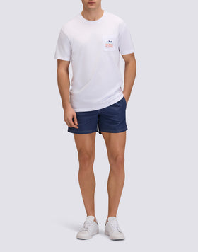 T-SHIRT UOMO NEW HERBERT A GIROCOLLO CON MAXI-LOGO